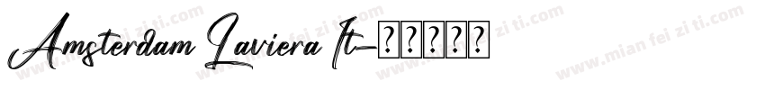 Amsterdam Laviera It字体转换